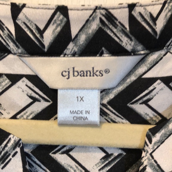 NWOT C J BANKS blouse - Picture 7 of 11